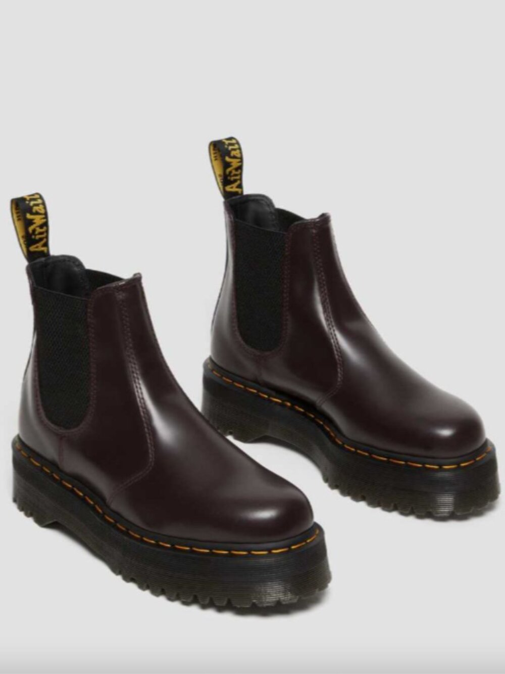 Dr. Martens Smooth Leather Platform Chelsea Boots (NEW)